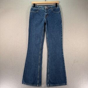 Vintage LEI Flared Jeans Womens 3 Blue‎ Medium Wash Denim Classic Comfort Y2K